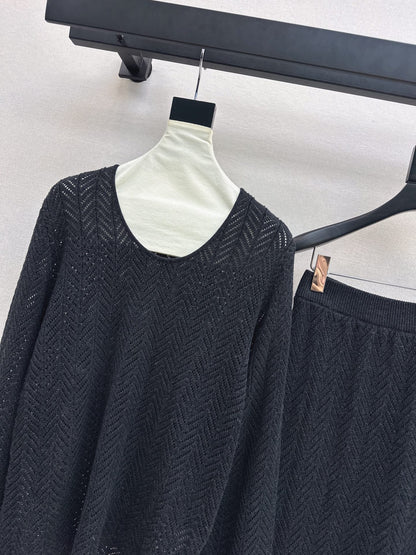 Brun 25fw knitwear set