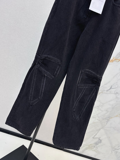 Chan 25fw cargo denim pants