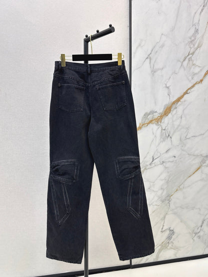 Chan 25fw cargo denim pants