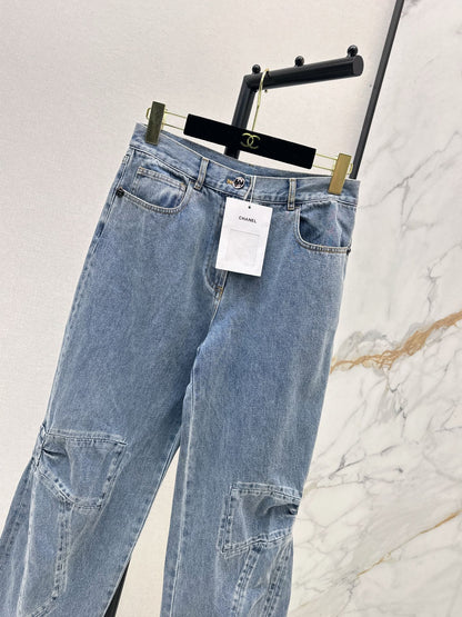 Chan 25fw cargo denim pants