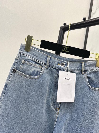 Chan 25fw cargo denim pants