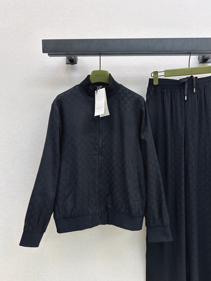 Gucc 25fw jacquard jacket pants set