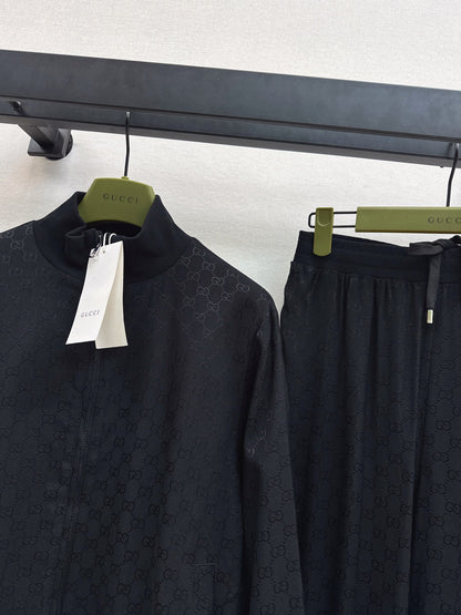 Gucc 25fw jacquard jacket pants set