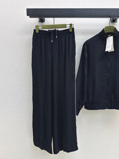 Gucc 25fw jacquard jacket pants set