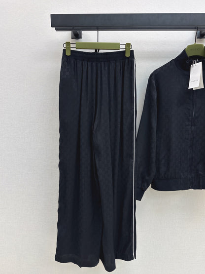 Gucc 25fw jacquard jacket pants set