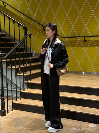 Gucc 25fw jacquard jacket pants set