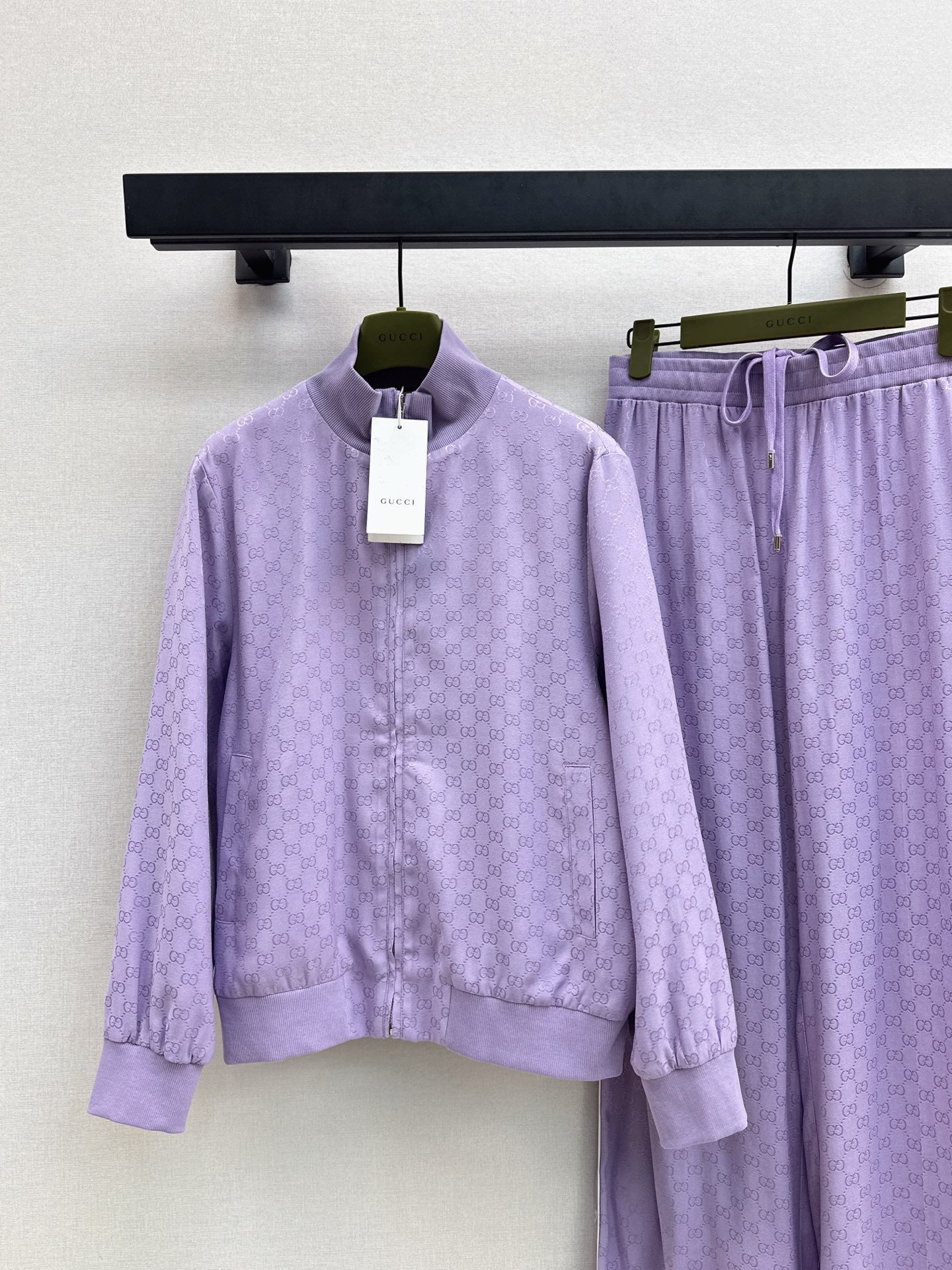 Gucc 25fw jacquard jacket pants set