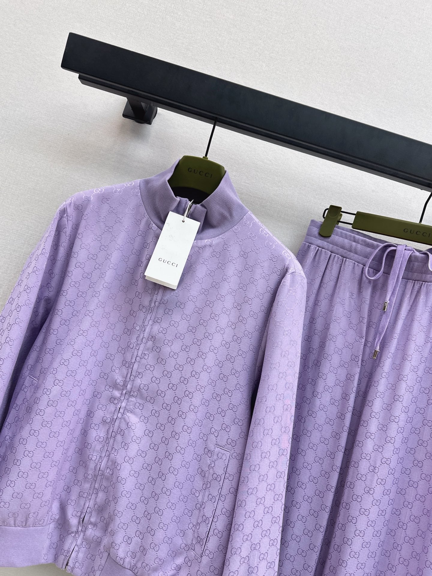 Gucc 25fw jacquard jacket pants set