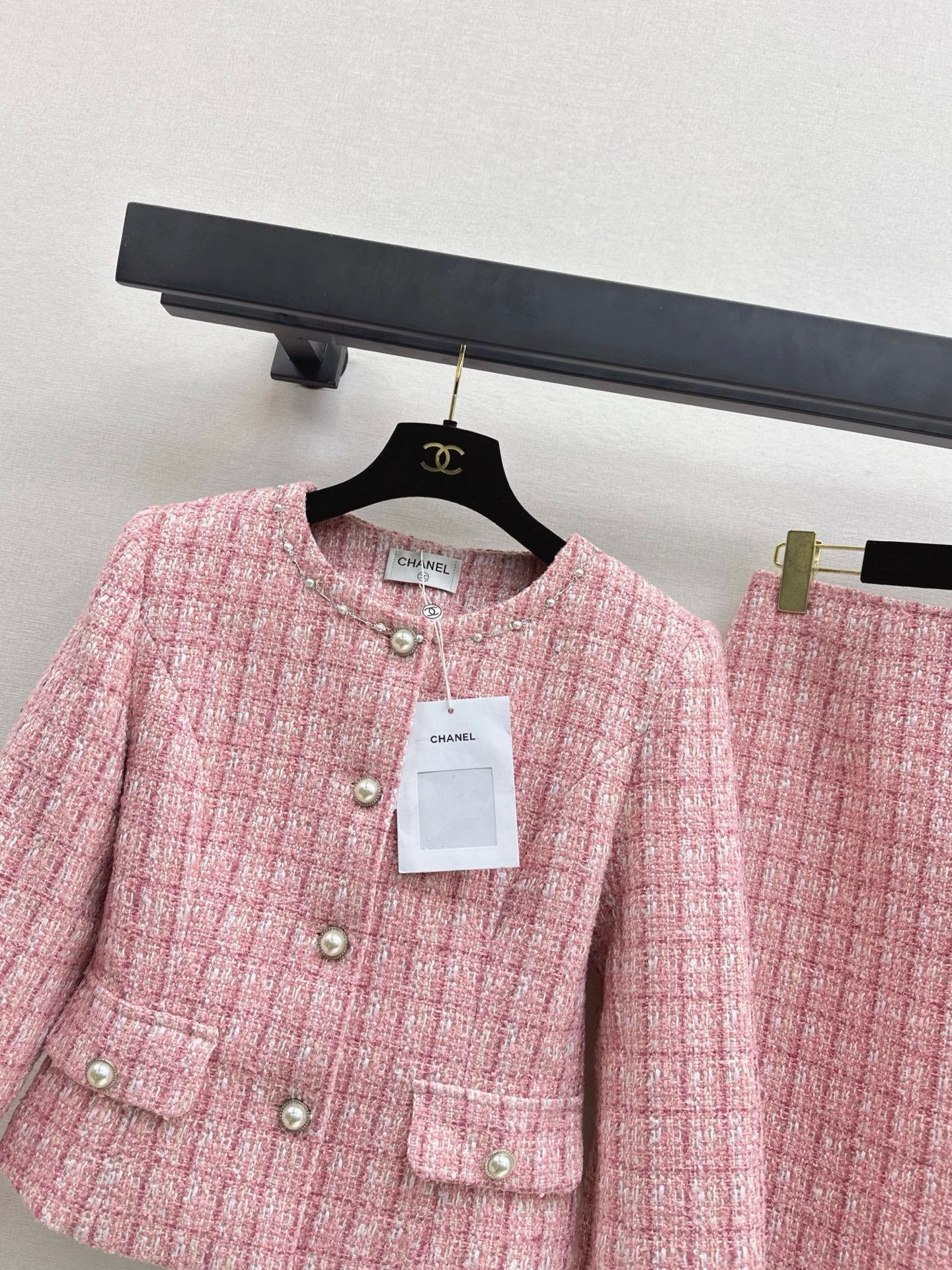 Chan 25fw woven tweed suit