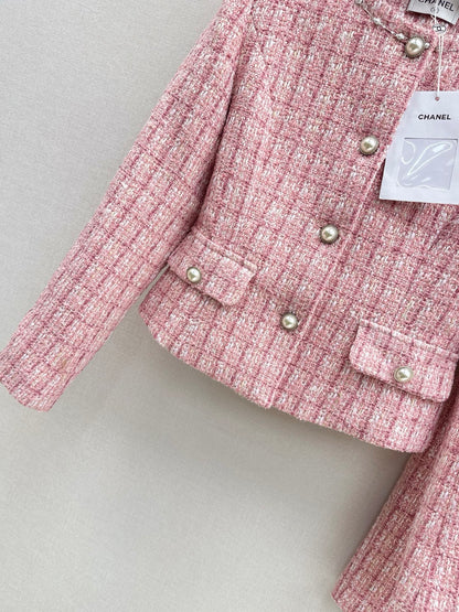 Chan 25fw woven tweed suit