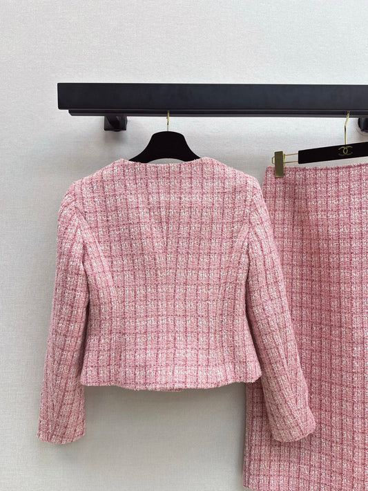 Chan 25fw woven tweed suit