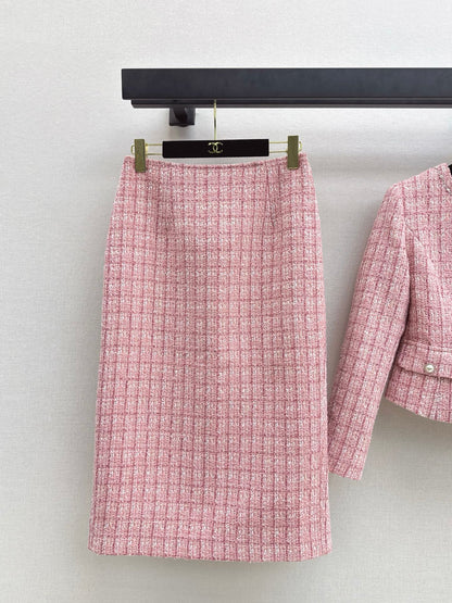 Chan 25fw woven tweed suit