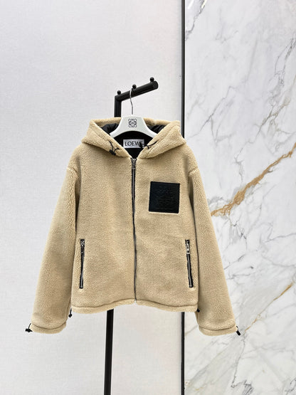 Loe 25fw lamb fleece coat