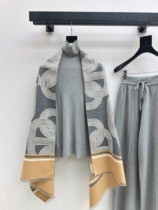 Herm 25fw base layer+shawl pants set