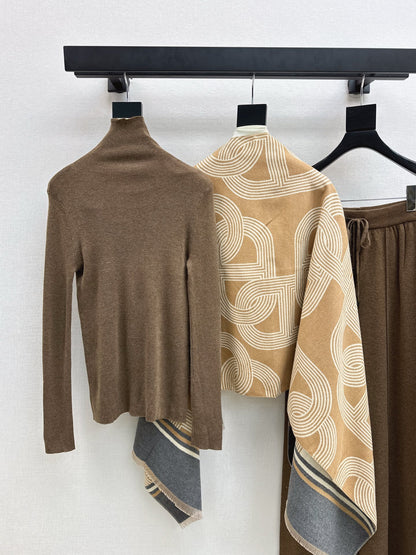 Herm 25fw base layer+shawl pants set