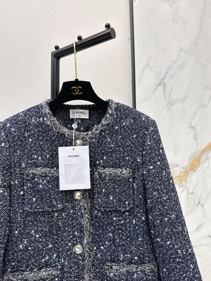 Chan 25fw tweed woven jacket