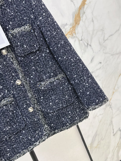 Chan 25fw tweed woven jacket