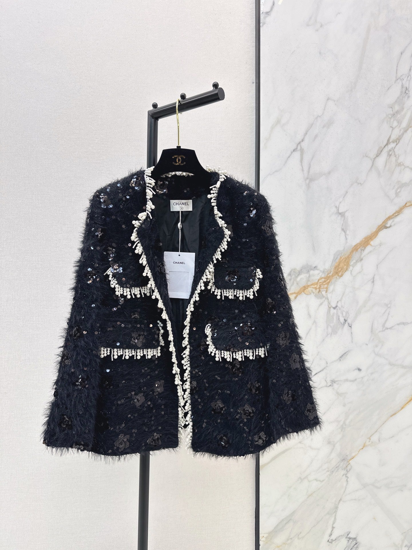 Chan 25fw tweed woven jacket