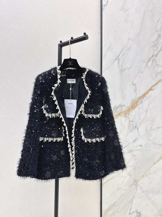 Chan 25fw tweed woven jacket