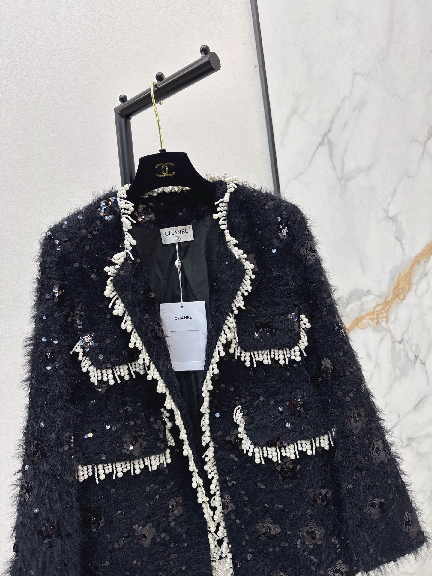 Chan 25fw tweed woven jacket