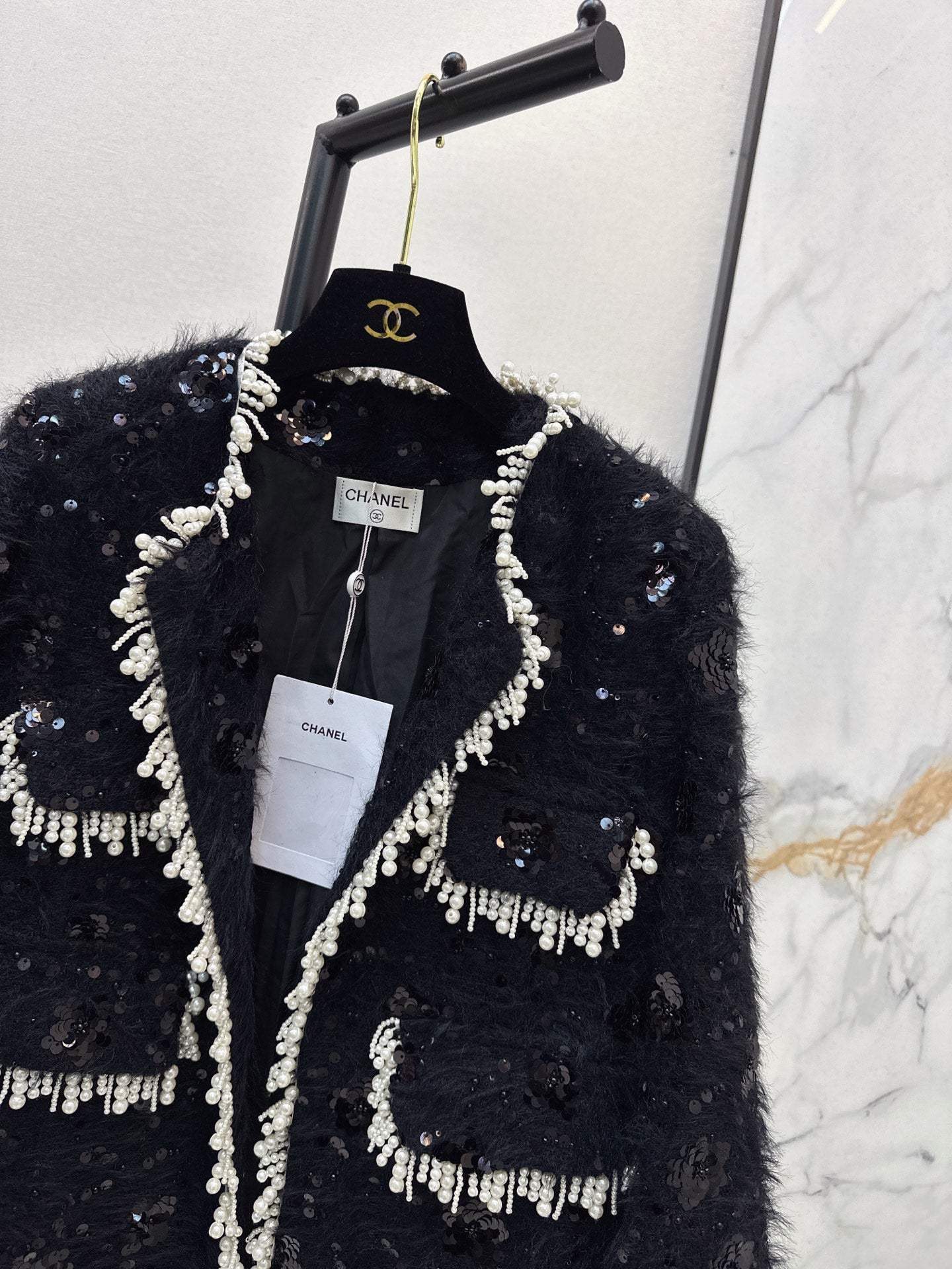 Chan 25fw tweed woven jacket