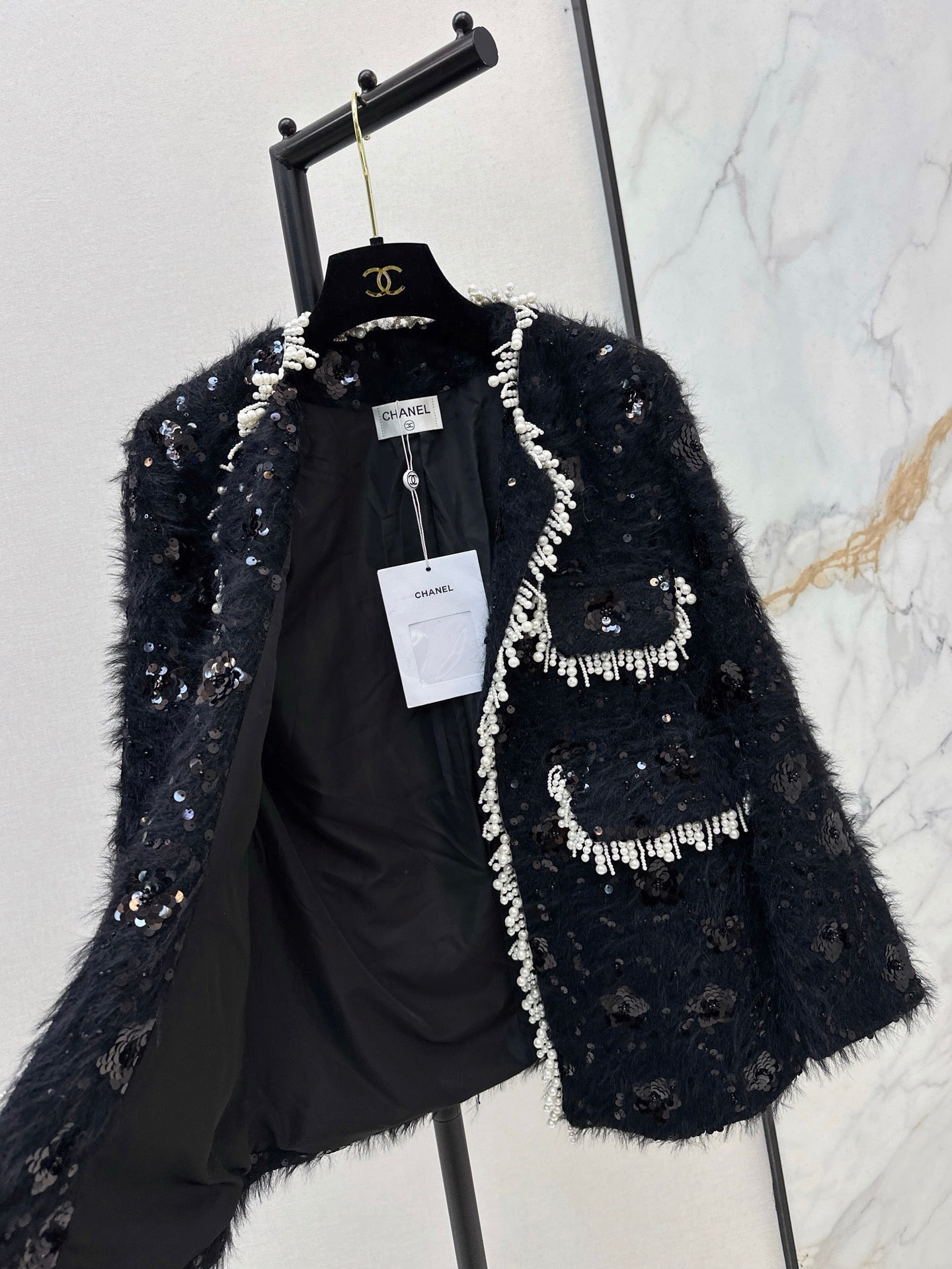 Chan 25fw tweed woven jacket