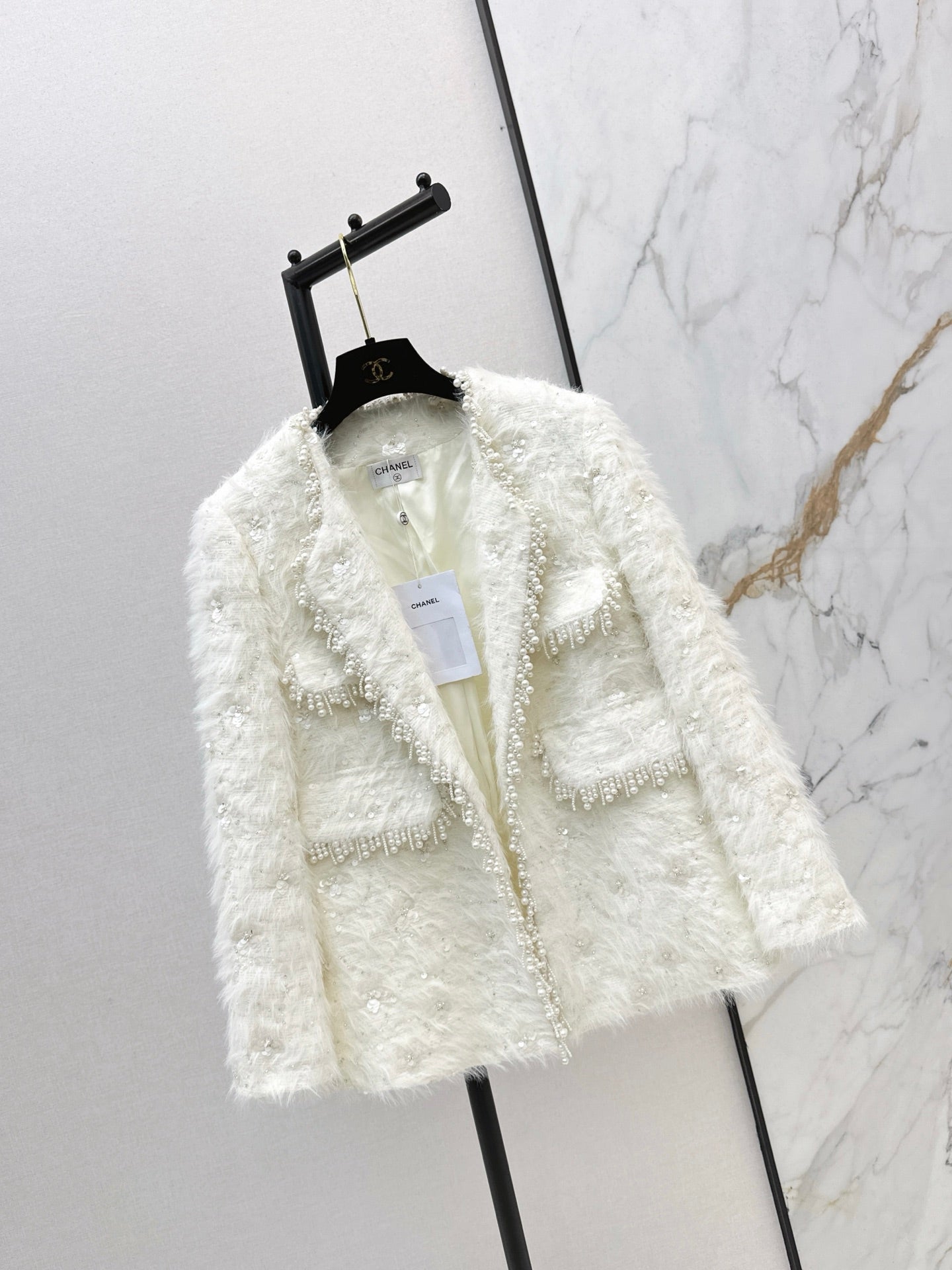 Chan 25fw tweed woven jacket