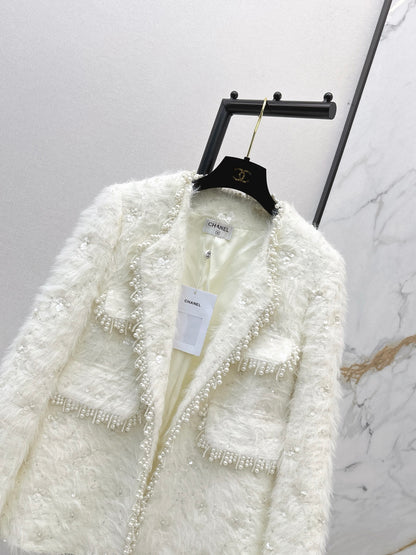 Chan 25fw tweed woven jacket