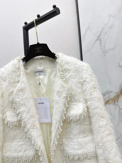 Chan 25fw tweed woven jacket