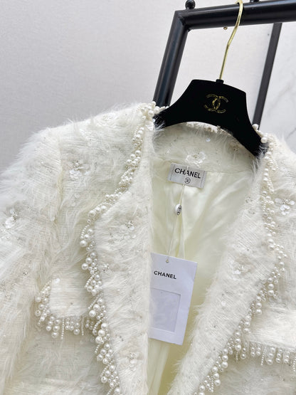 Chan 25fw tweed woven jacket