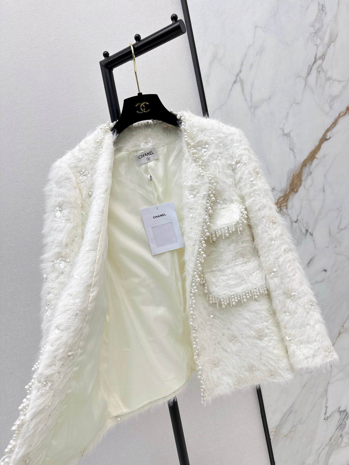 Chan 25fw tweed woven jacket