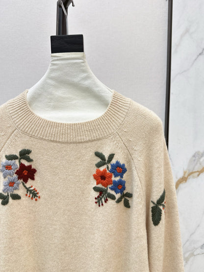 Gucc 25fw embroidery sweater