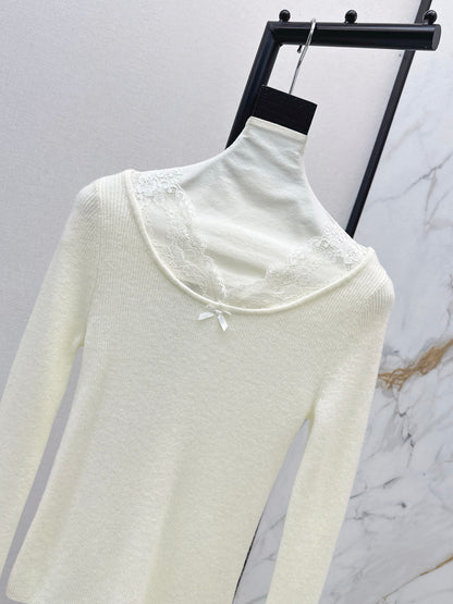 Miu 25fw lace base layer