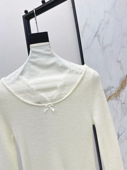 Miu 25fw lace base layer