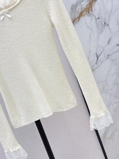 Miu 25fw lace base layer