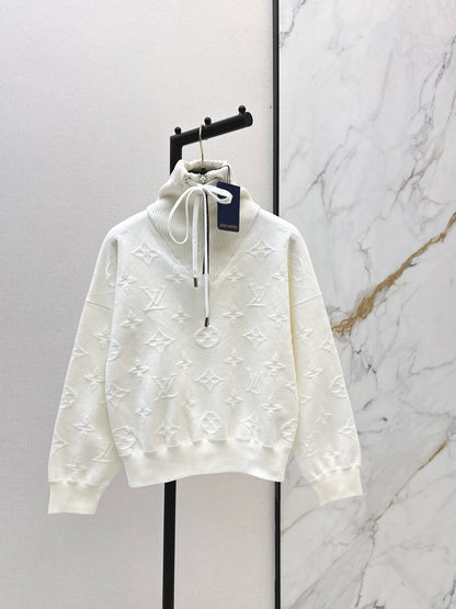 Louis 25fw zip-up sweatshirt