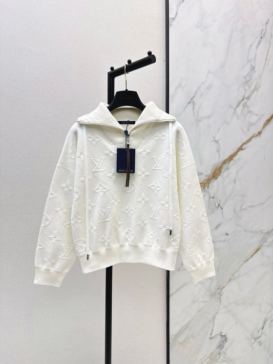 Louis 25fw zip-up sweatshirt