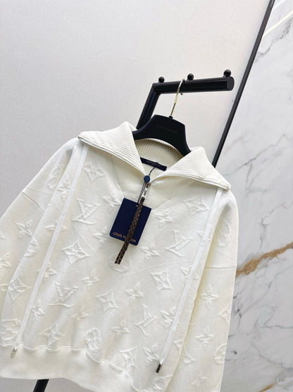 Louis 25fw zip-up sweatshirt