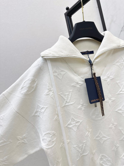 Louis 25fw zip-up sweatshirt