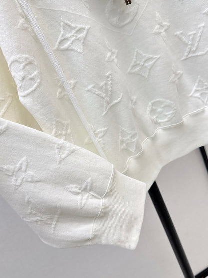 Louis 25fw zip-up sweatshirt