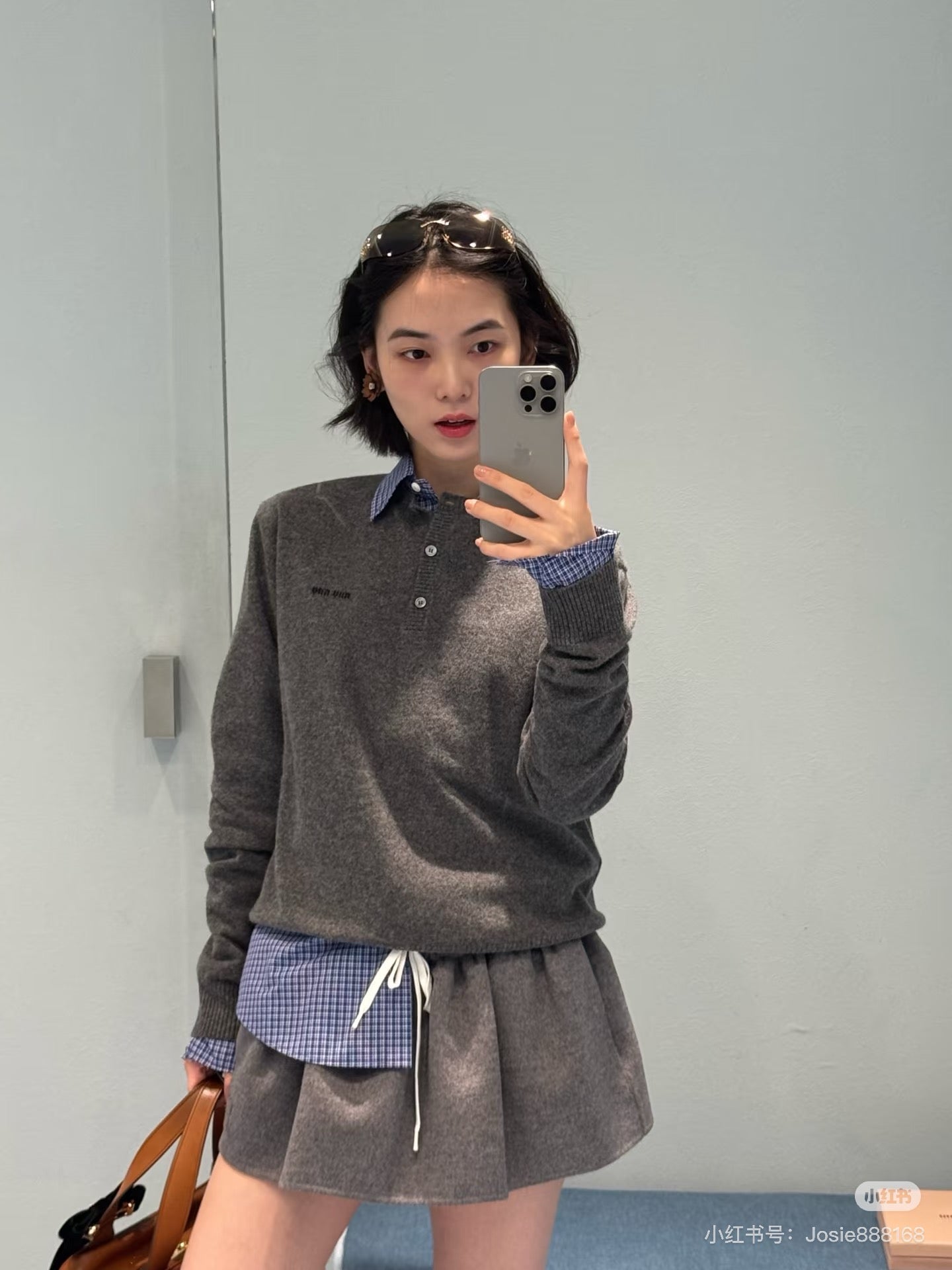 Miu 25fw knit cardigan