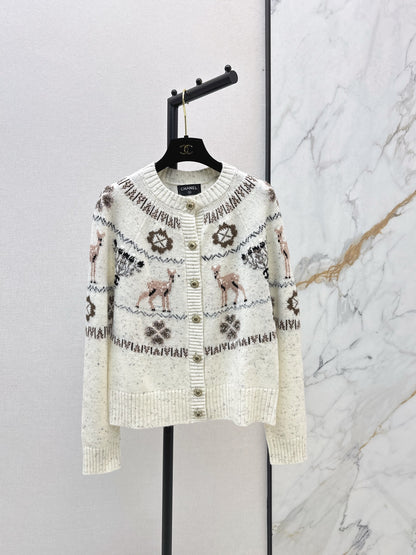 Chan 25fw christmas cardigan