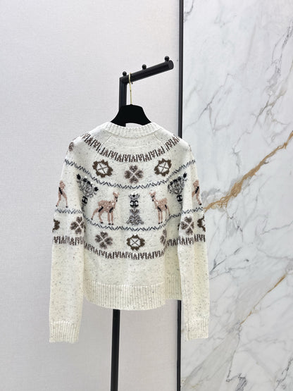 Chan 25fw christmas cardigan