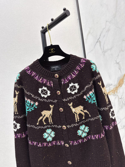 Chan 25fw christmas cardigan
