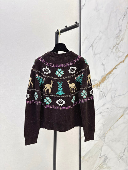 Chan 25fw christmas cardigan