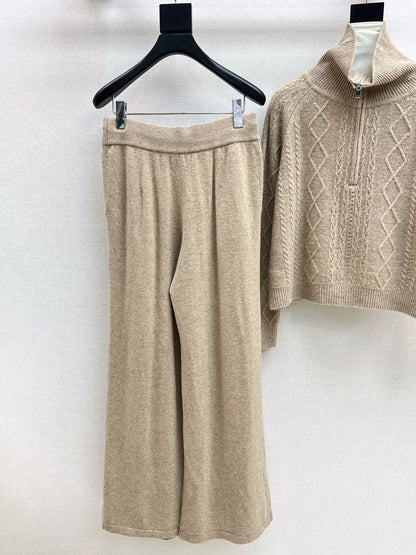 Max 25fw wool sweater pants set