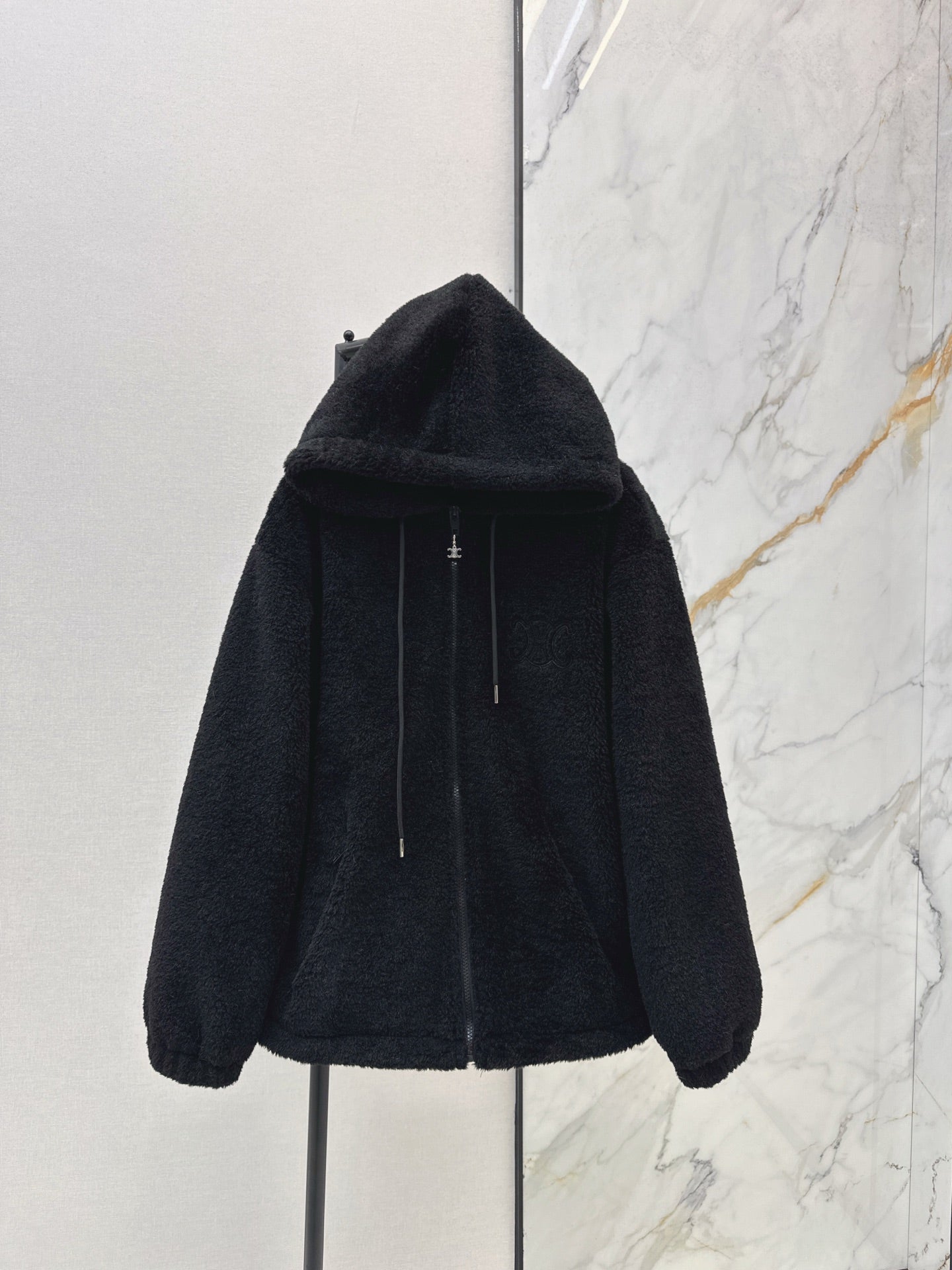 Celi 25fw hooded fleece jacket