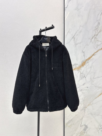 Celi 25fw hooded fleece jacket