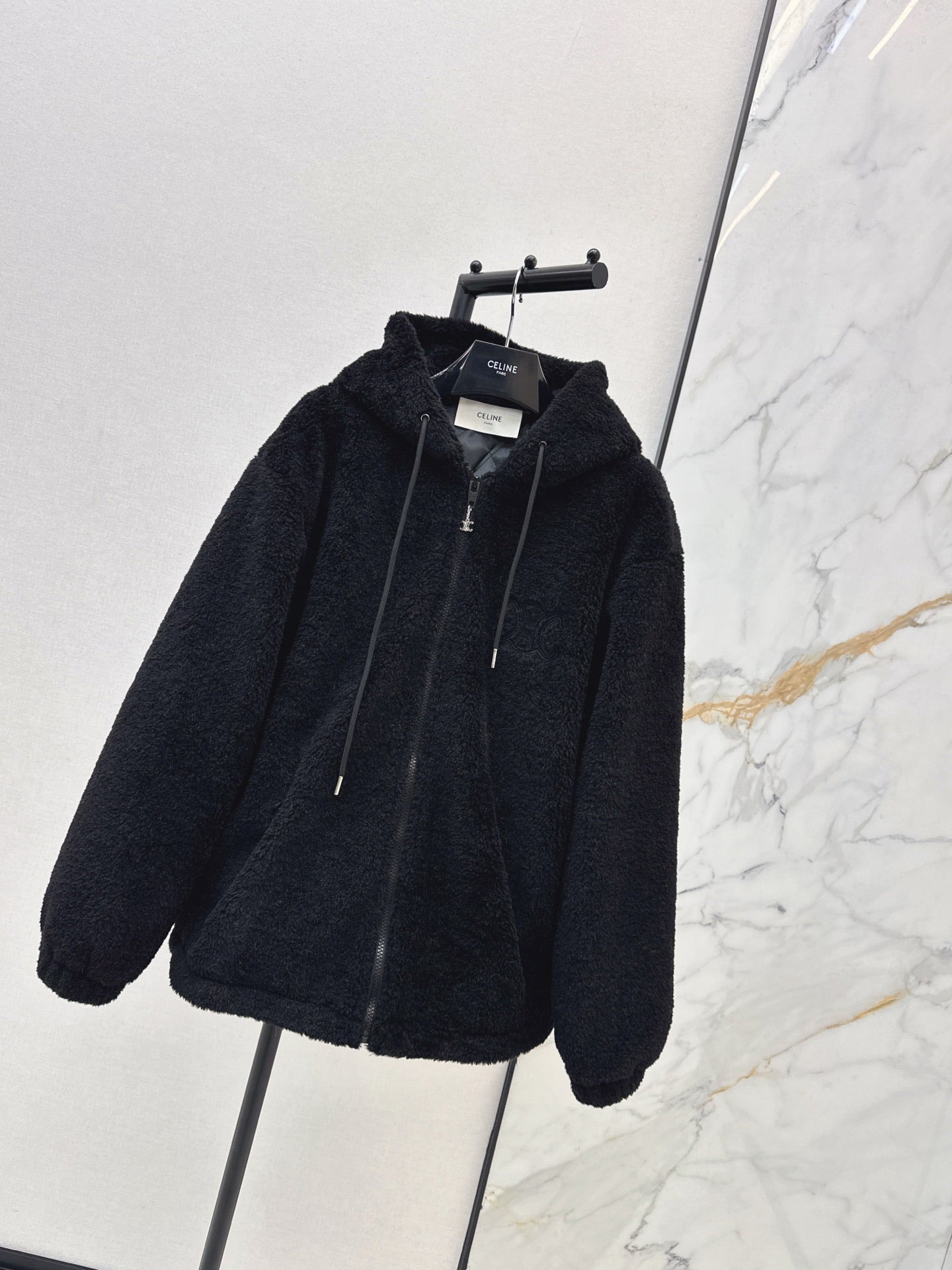 Celi 25fw hooded fleece jacket