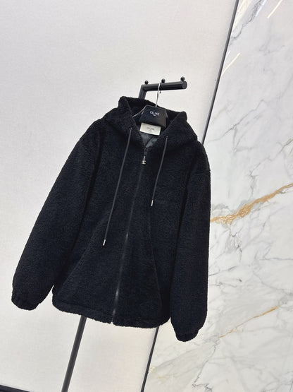 Celi 25fw hooded fleece jacket